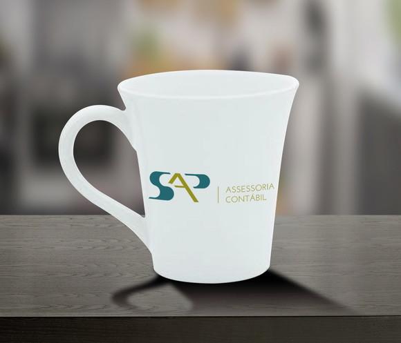 Caneca Personalizada Tulipa de Porcelana 250ml - 24 Unidades