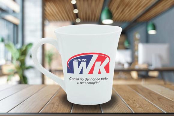 Caneca Personalizada Tulipa de Porcelana 250ml - 36 Unidades