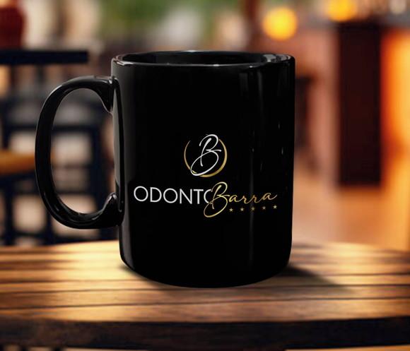 Caneca Preta Personalizada de 300ml - 12 Unidades