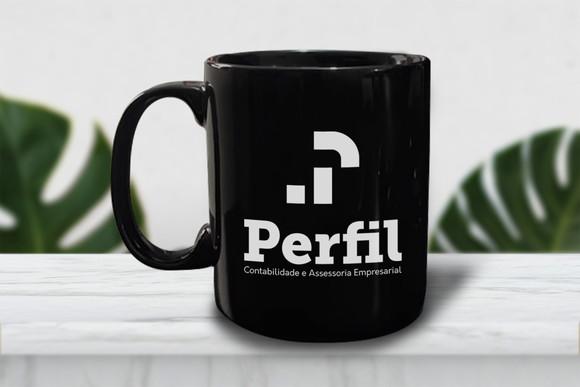 Caneca Preta Personalizada de 300ml - 24 Unidades