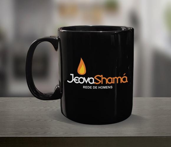 Caneca Preta Personalizada de 300ml - 36 Unidades