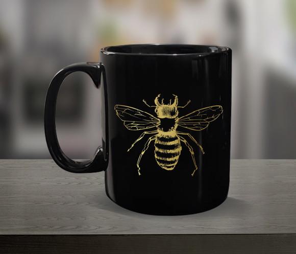 Caneca Preta Personalizada de 300ml - 36 Unidades