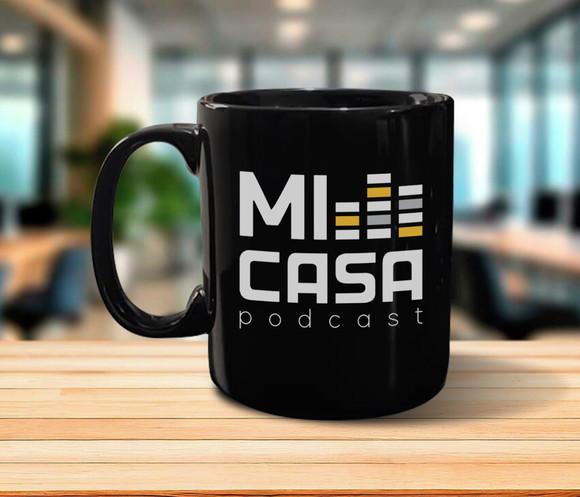 Caneca Preta Personalizada de 300ml - 48 Unidades