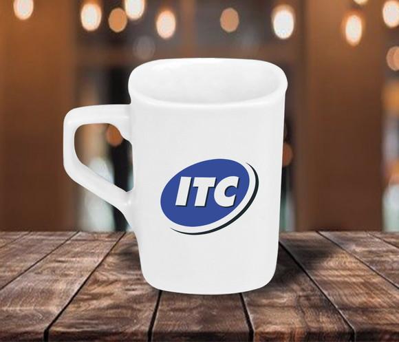 Caneca Quadrada Personalizada 160ml - 36 Unidades