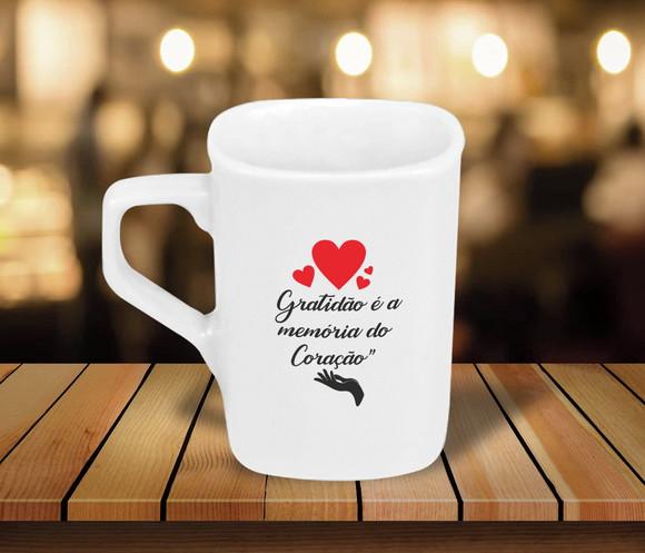 Caneca Quadrada Personalizada 160ml - 48 Unidades