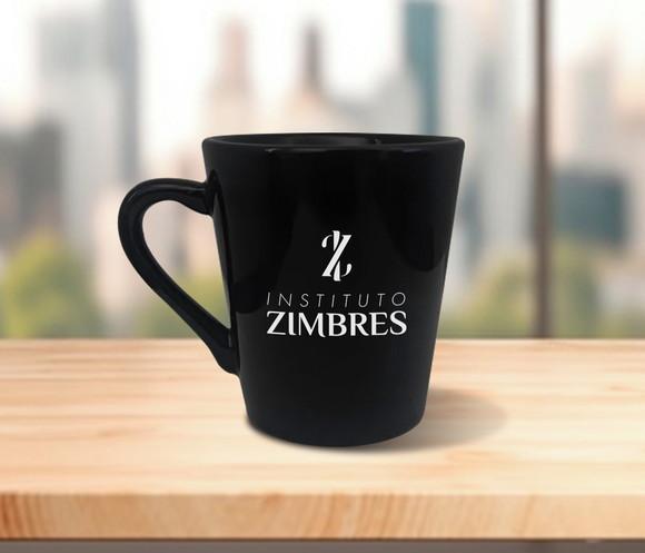 Caneca Tulipa Preta Personalizada 120ml - 24 Unidades