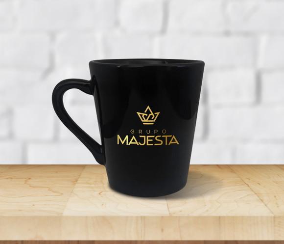 Caneca Tulipa Preta Personalizada 120ml - 48 Unidades
