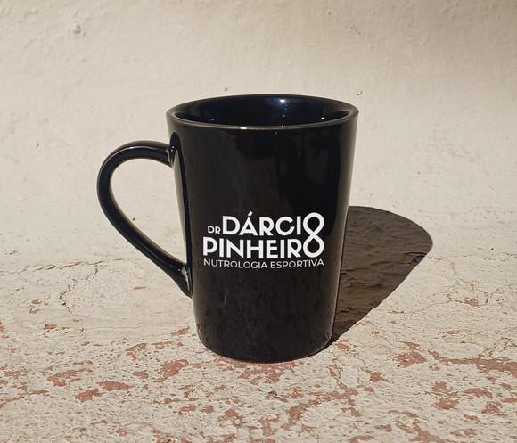 Caneca Tulipa Preta Personalizada de 250ml - 100 Unidades