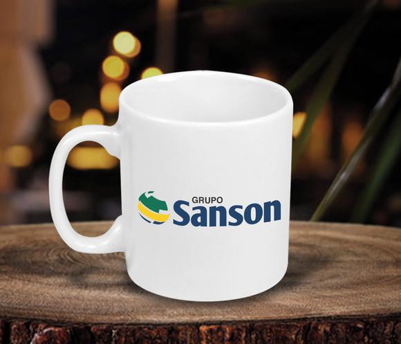 Canecas Personalizadas de 250ml de Porcelana - 50 Unidades