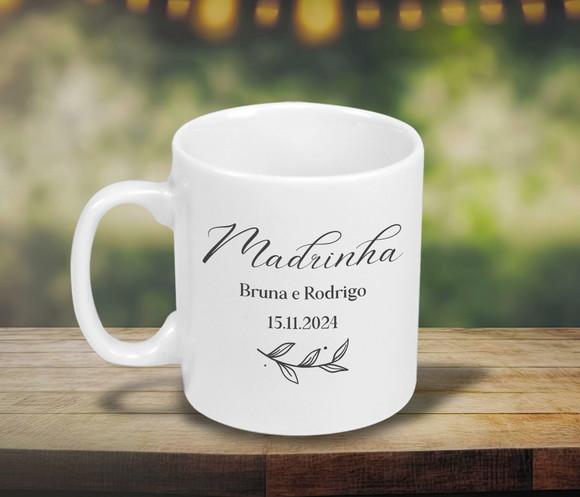 Canecas Personalizadas de 250ml de Porcelana - 50 Unidades
