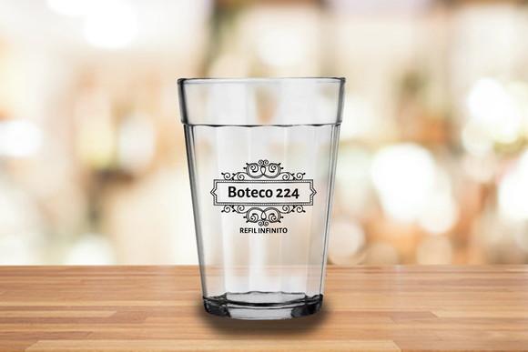 Copo Americano Personalizado 190ml - Kit 100 Unidades