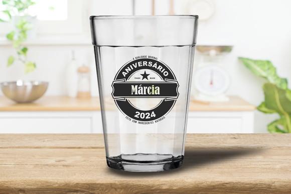 Copo Americano Personalizado 190ml Vidro - 200 Unidades