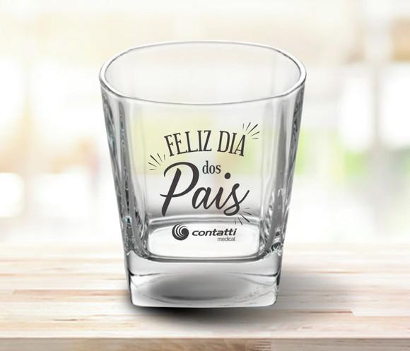 Copo de Whisky Personalizado 270ml - 100 Unidades