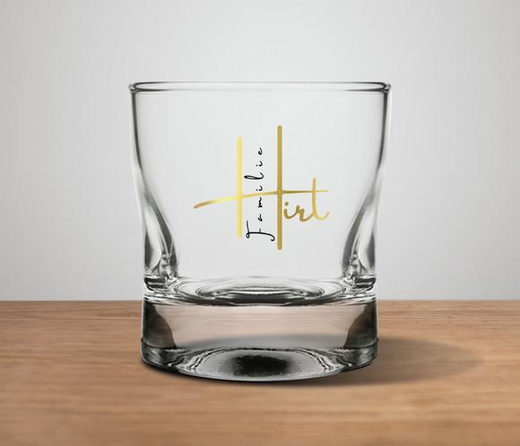 Copo de Whisky Personalizado Amassadinho 250ml - 15 Unidades