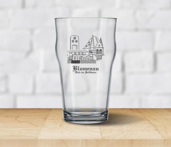 Copo Stout Personalizado 473ml - Kit 24 Unidades