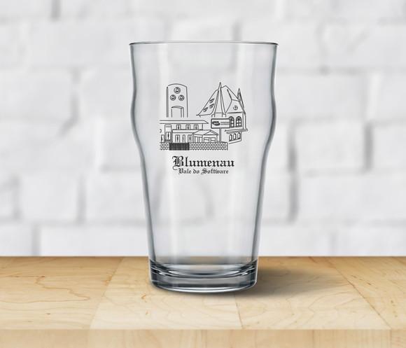 Copo Stout Personalizado 473ml - Kit 24 Unidades