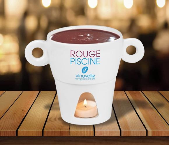 Fondue Personalizado de Porcelana 250ml - 12 Unidades