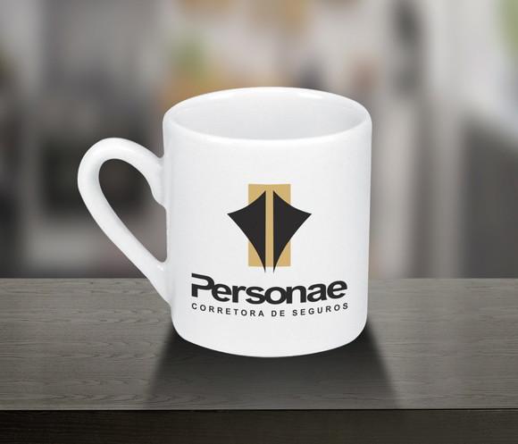 Mini Caneca Personalizada de 55ml - 100 Unidades