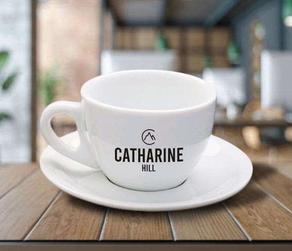 Xícara de Café Cremosa Personalizada 90ml - 12 Unidades