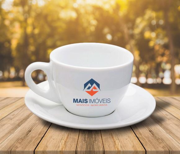 Xícara de Café Cremosa Personalizada 90ml - 12 Unidades