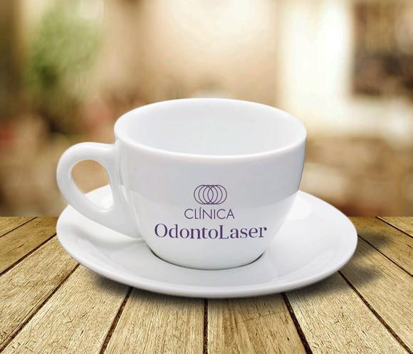 Xícara de Café Cremosa Personalizada 90ml - 36 Unidades