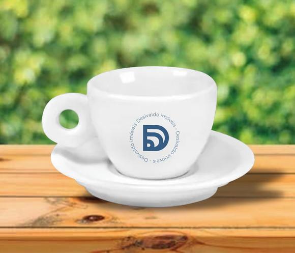 Xícara de Café Personalizada Coquinho de 70ml - 12 Unidades