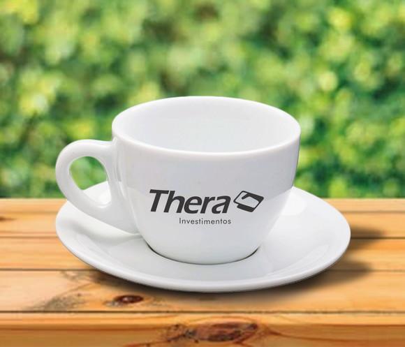 Xícara de Café Personalizada Cremosa 90ml - 24 Unidades