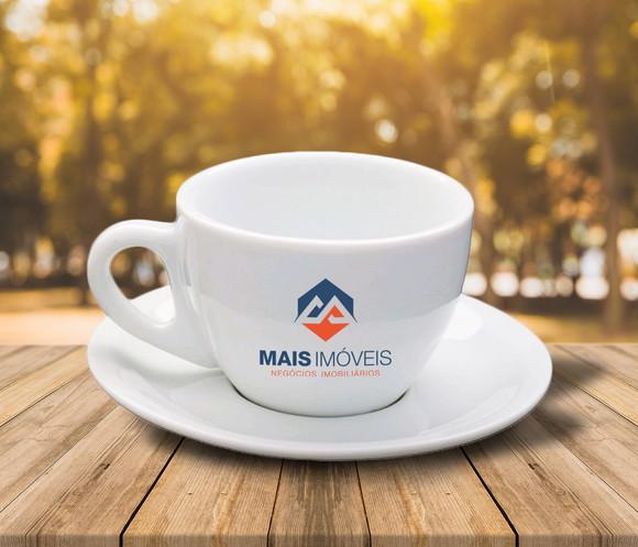 Xícara de Café Personalizada Cremosa de 90ml - 12 Unidades