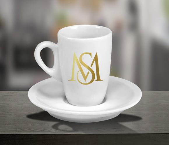 Xícara de Café Personalizada Genova 85ml - 12 Unidades