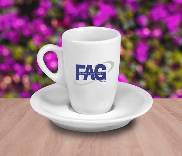 Xícara de Café Personalizada Genova 85ml - 24 Unidades