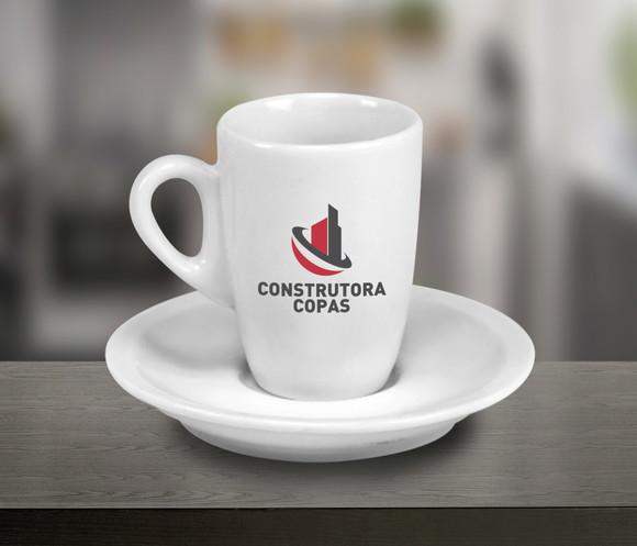 Xícara de Café Personalizada Genova 85ml - 24 Unidades
