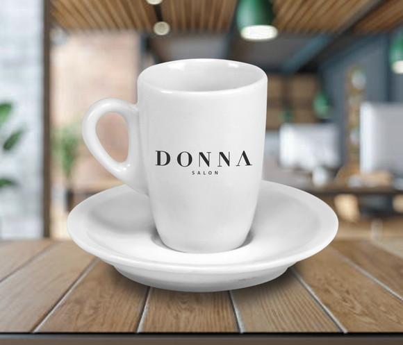 Xícara de Café Personalizada Genova 85ml - 24 Unidades