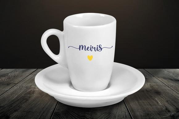 Xícara de Café Personalizada Genova de 85ml - 12 Unidades