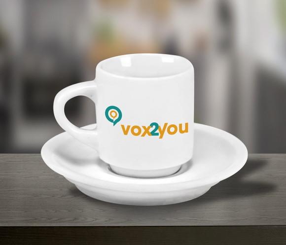Xícara de Café Personalizada Hotel de 70ml - 48 Unidades
