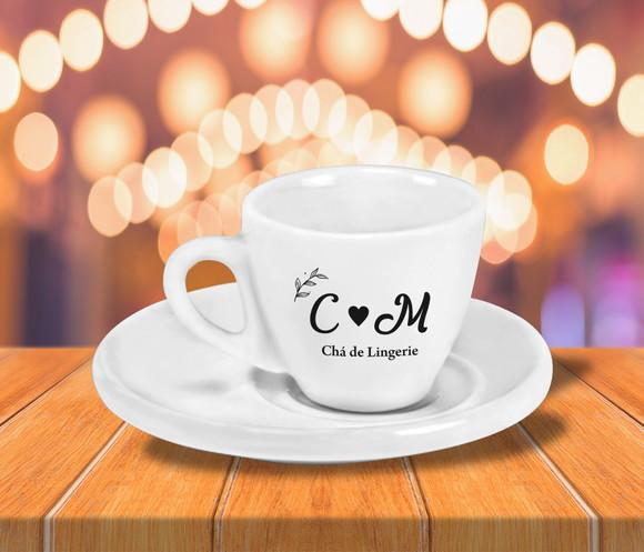 Xícara de Café Personalizada Jundiaí de 70ml - 24 Unidades