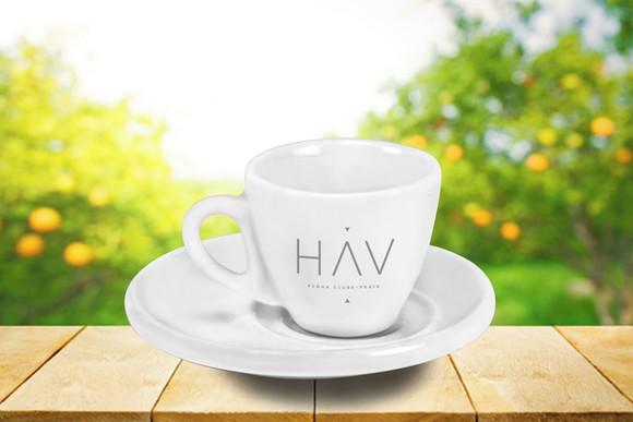 Xícara de Café Personalizada Jundiaí de 70ml - 48 Unidades