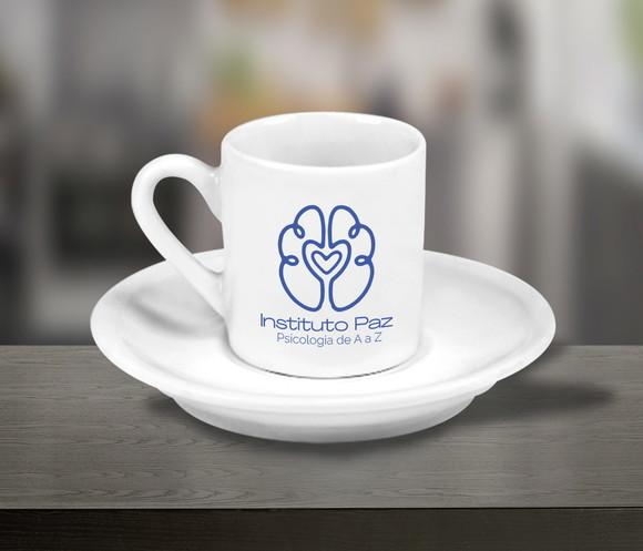Xícara de Café Personalizada Mini de 55ml - 24 Unidades