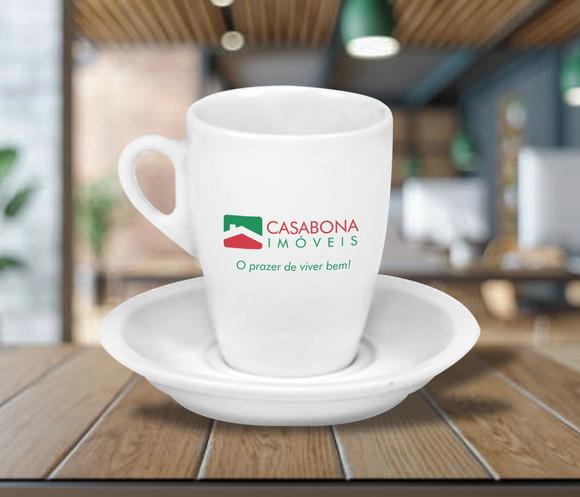Xícara de Cappuccino Personalizada Genova 150ml - 36 Unidade