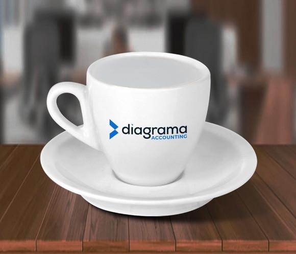 Xícara de Chá Personalizada Coquinho 150ml - 12 Unidades