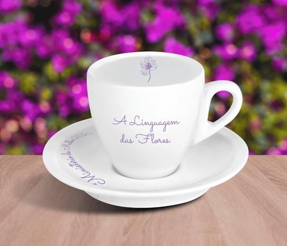 Xícara de Chá Personalizada Coquinho 150ml - 12 Unidades