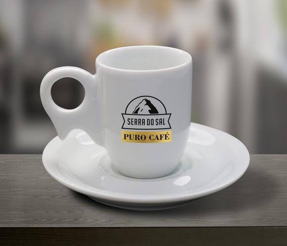 Xícara Espresso Personalizada Biruta 70ml - 12 Unidades