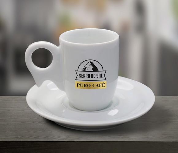 Xícara Espresso Personalizada Biruta 70ml - 36 Unidades