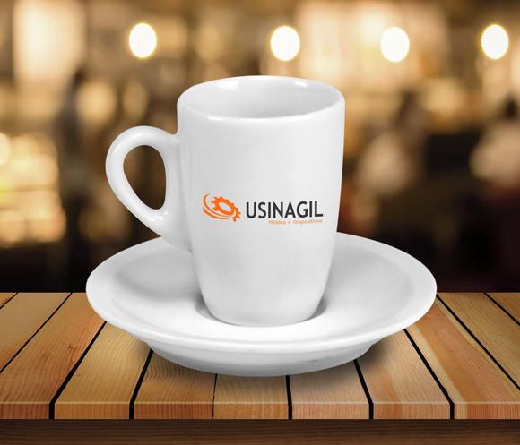 Xícara Personalizada de Café Genova de 150ml - 12 Unidades