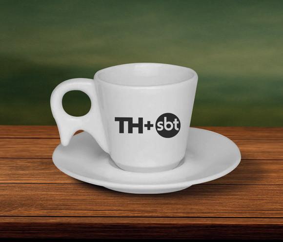 Xícara Personalizada de Café Pirâmide de 70ml - 100 Unidades