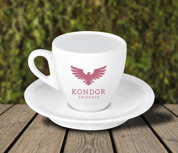 Xícara Personalizada de Cappuccino Coquinho 150ml - 12 Peças