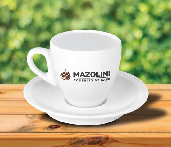 Xícara Personalizada de Cappuccino Coquinho 150ml - 12 Peças