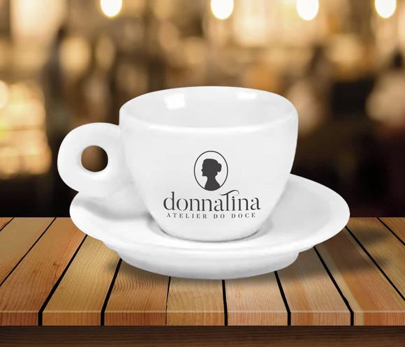Xícara Personalizada para Espresso Itália 70ml - 12 Unidades