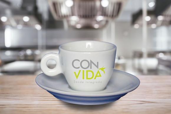 Xícara Personalizada para Espresso Itália 70ml - 48 Unidades