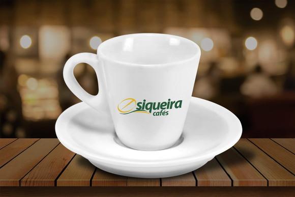 Xícara Personalizada Pirâmide de 70ml - Kit 12 Unidades