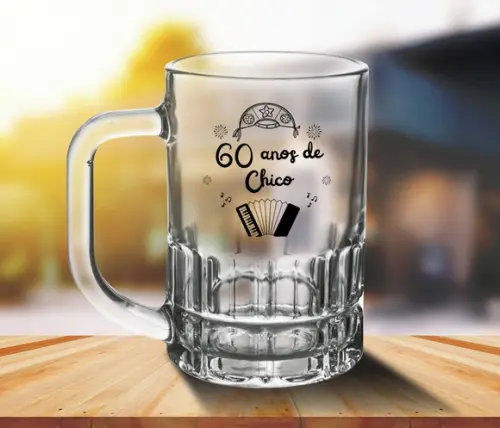 Caneca de Chopp Personalizada Munich 300ml - 100 Unidades